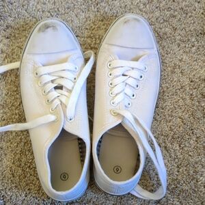 White Casual Sneakers